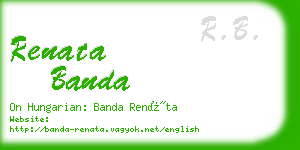 renata banda business card